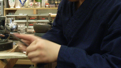 杢目金の素材作り